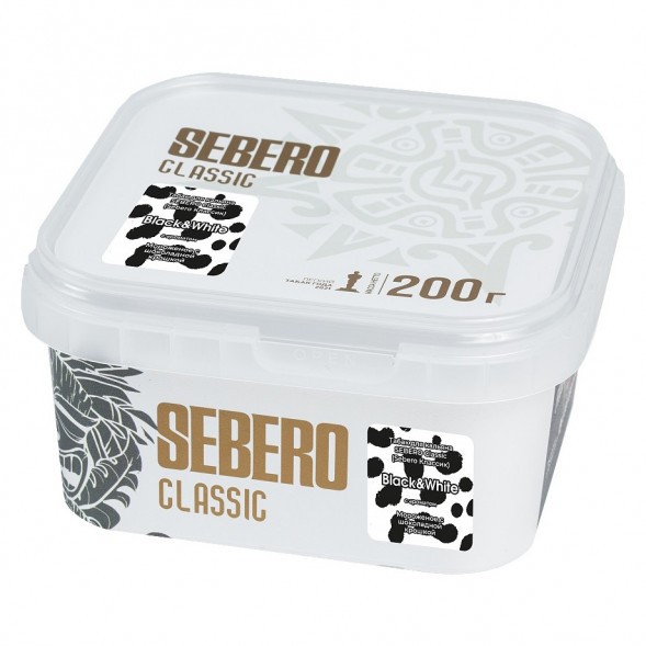 Табак Sebero - Black&amp;White (Мороженое с Шоколадной Крошкой, 200 грамм) купить в Тюмени