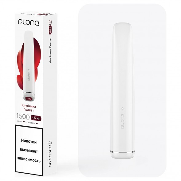 PLONQ PLUS - Клубника Гранат (1500 затяжек) купить в Тюмени