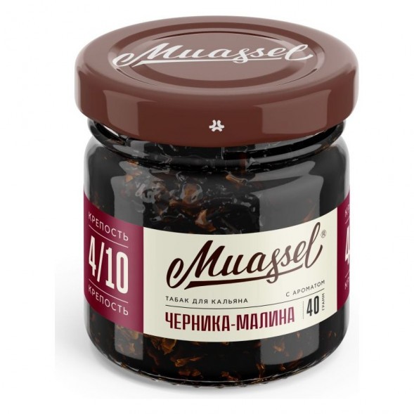 Табак Muassel Medium - Черника-Малина (40 грамм) купить в Тюмени