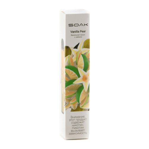 SOAK X - Vanilla Pear (Ванильная Груша с Лаймом, 2200 затяжек) купить в Тюмени