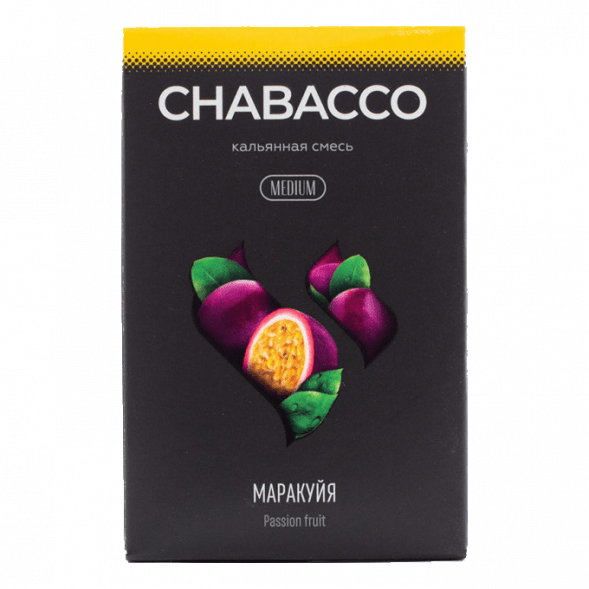 Смесь Chabacco MEDIUM - Passion Fruit (Маракуйя, 50 грамм) купить в Тюмени