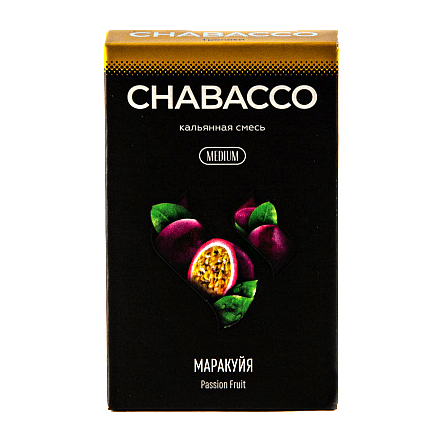 Смесь Chabacco MEDIUM - Passion Fruit (Маракуйя, 50 грамм) купить в Тюмени