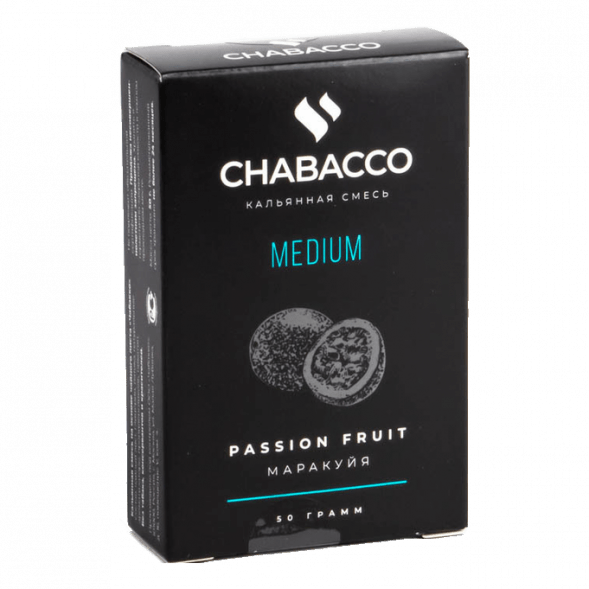 Смесь Chabacco MEDIUM - Passion Fruit (Маракуйя, 50 грамм) купить в Тюмени
