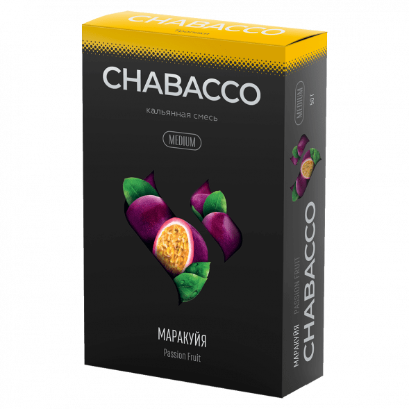 Смесь Chabacco MEDIUM - Passion Fruit (Маракуйя, 50 грамм) купить в Тюмени