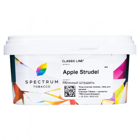 Табак Spectrum - Apple Strudel (Яблочный Штрудель, 200 грамм) купить в Тюмени