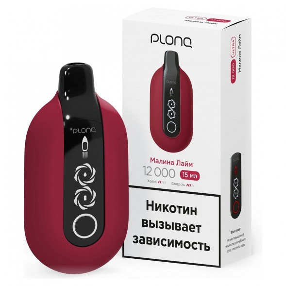 PLONQ ULTRA - Малина Лайм (12000 затяжек) купить в Тюмени