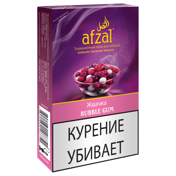 Табак Afzal - Bubble Gum (Жевательная Резинка, 40 грамм) купить в Тюмени