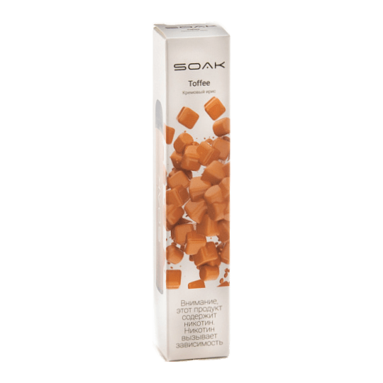 SOAK X - Toffee (Кремовый Ирис, 2200 затяжек) купить в Тюмени