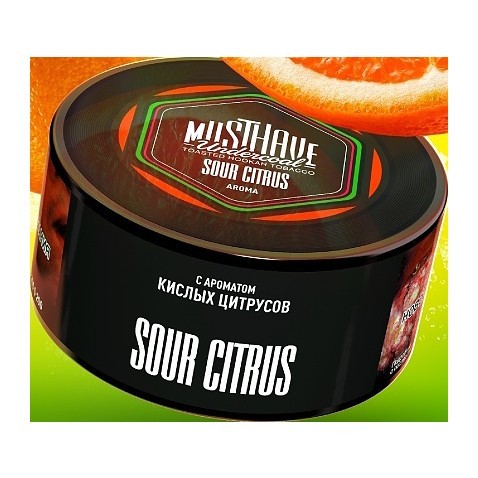 Табак Must Have - Sour Citrus (Кислый Цитрус, 125 грамм) купить в Тюмени