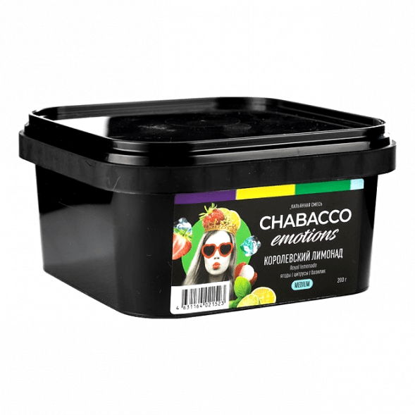 Смесь Chabacco Emotions MEDIUM - Royal Lemonade (Королевский Лимонад, 200 грамм) купить в Тюмени