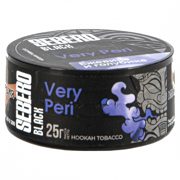 Табак Sebero Black - Very Peri (Ежевика и Голубика, 25 грамм) купить в Тюмени