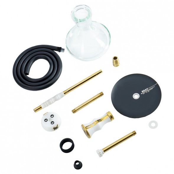 Кальян Alpha Hookah - Beat White Gold (Прозрачная Колба) купить в Тюмени