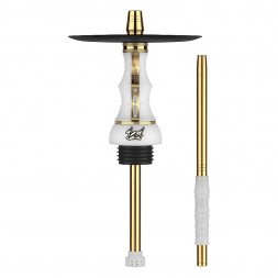 Кальян Alpha Hookah - Beat White Gold (Прозрачная Колба)