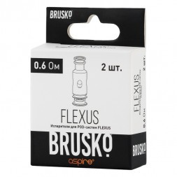 Испарители для Brusko Flexus (AF Mesh Coil, 0.6 Ом, 2 шт.)
