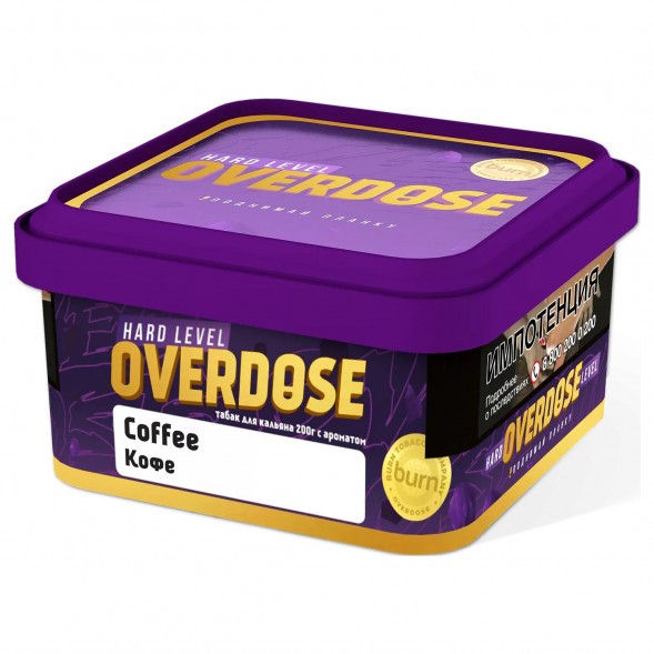 Табак Overdose - Coffee (Кофе, 200 грамм) купить в Тюмени