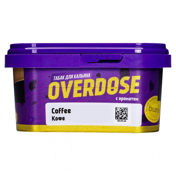 Табак Overdose - Coffee (Кофе, 200 грамм) купить в Тюмени