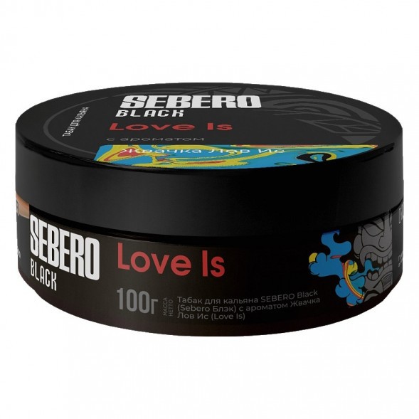 Табак Sebero Black - Love Is (Жвачка Лов Ис, 100 грамм) купить в Тюмени