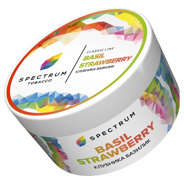 Табак Spectrum - Basil Strawberry (Клубника Базилик, 200 грамм) купить в Тюмени