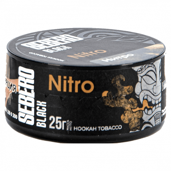 Табак Sebero Black - Nitro (Нитро, 25 грамм) купить в Тюмени