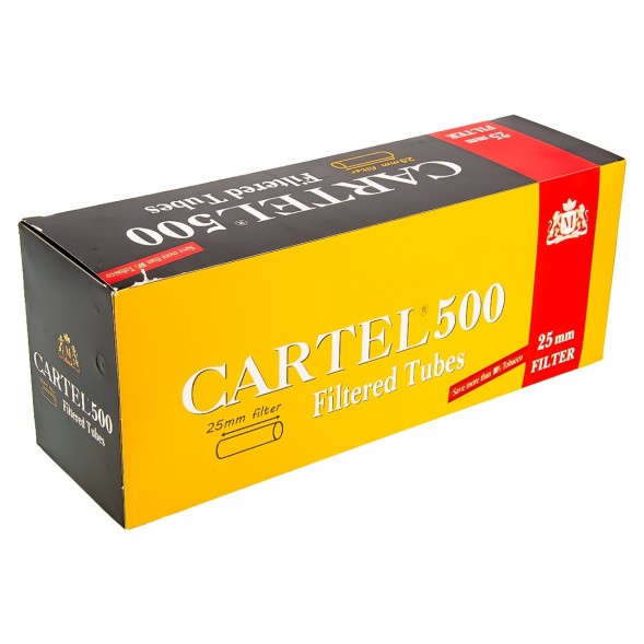 Гильзы сигаретные Cartel - SuperLong 84x25 мм (500 штук) купить в Тюмени