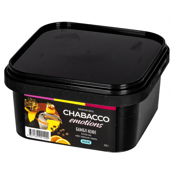 Смесь Chabacco Emotions MEDIUM - Bumble Bee (Бамбл Кофе, 200 грамм) купить в Тюмени