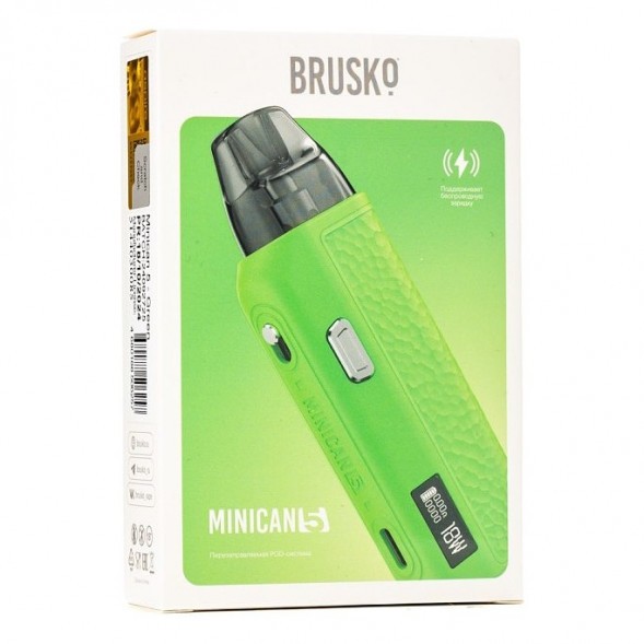 Электронная сигарета Brusko - Minican 5 (Зелёный) купить в Тюмени