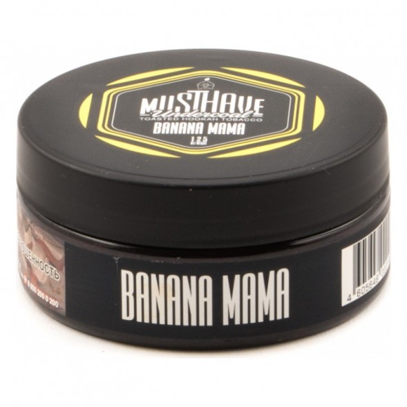 Табак Must Have - Banana Mama (Банана Мама, 125 грамм) купить в Тюмени