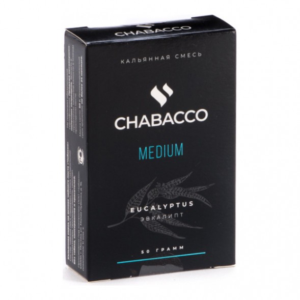 Смесь Chabacco MEDIUM - Eucalyptus (Эвкалипт, 50 грамм) купить в Тюмени