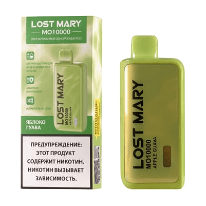 LOST MARY MO - Яблоко Гуава (Apple Guava, 10000 затяжек) купить в Тюмени