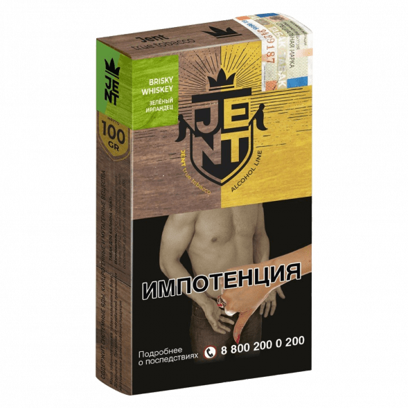 Табак Jent - Brisky Whiskey (Пряный Виски, 100 грамм) купить в Тюмени