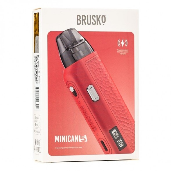 Электронная сигарета Brusko - Minican 5 (Красный) купить в Тюмени