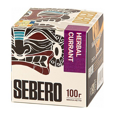 Табак Sebero - Herbal Currant (Ревень и Чёрная Смородина, 100 грамм) купить в Тюмени