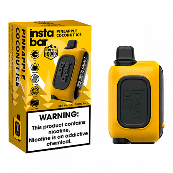PLONQ INSTABAR WT - Ананас Кокос (Pineapple Coconut Ice, 10000 затяжек) купить в Тюмени