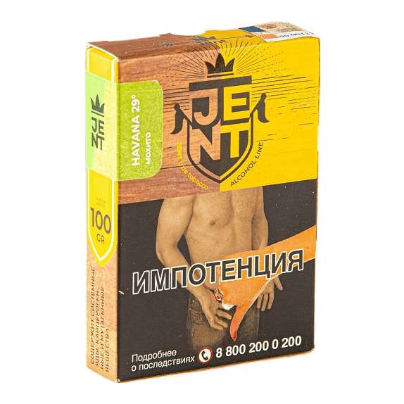 Табак Jent - Havana 29 (Мохито, 100 грамм) купить в Тюмени