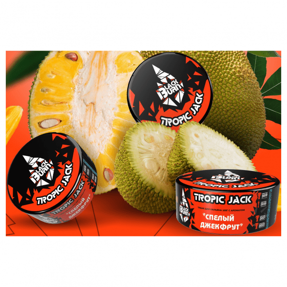 Табак BlackBurn - Tropic Jack (Спелый Джекфрут, 200 грамм) купить в Тюмени
