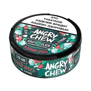 Табак жевательный Angry Chew Slim Strong Easy Click - Ледяной Арбуз (12 грамм) купить в Тюмени