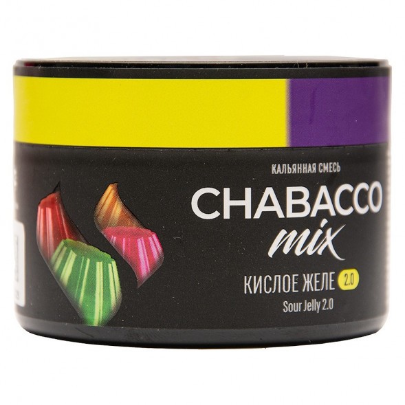 Смесь Chabacco MIX MEDIUM - Sour Jelly 2.0 (Кислое Желе 2.0, 40 грамм) купить в Тюмени