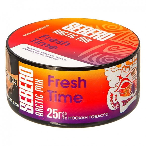 Табак Sebero Arctic Mix - Fresh Time (Фреш Тайм, 25 грамм) купить в Тюмени