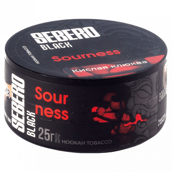 Табак Sebero Black - Sourness (Кислая Клюква, 25 грамм) купить в Тюмени