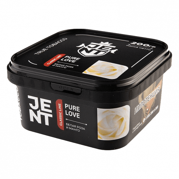 Табак Jent - Pure Love (Белая Роза и Манго, 200 грамм) купить в Тюмени