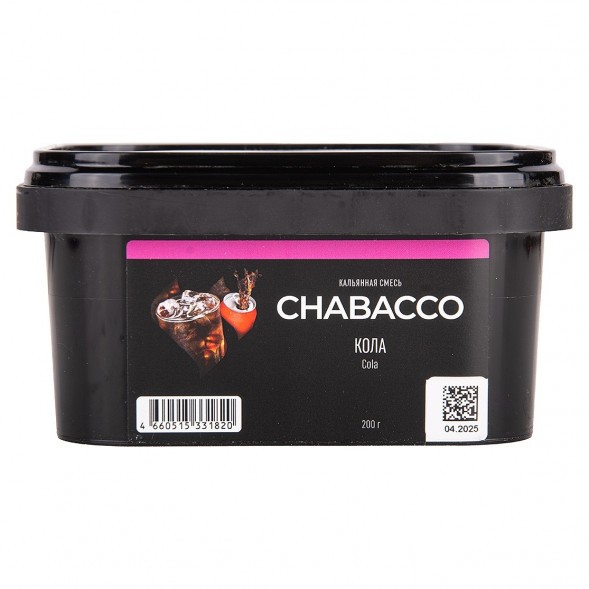 Смесь Chabacco MEDIUM - Cola (Кола, 200 грамм) купить в Тюмени