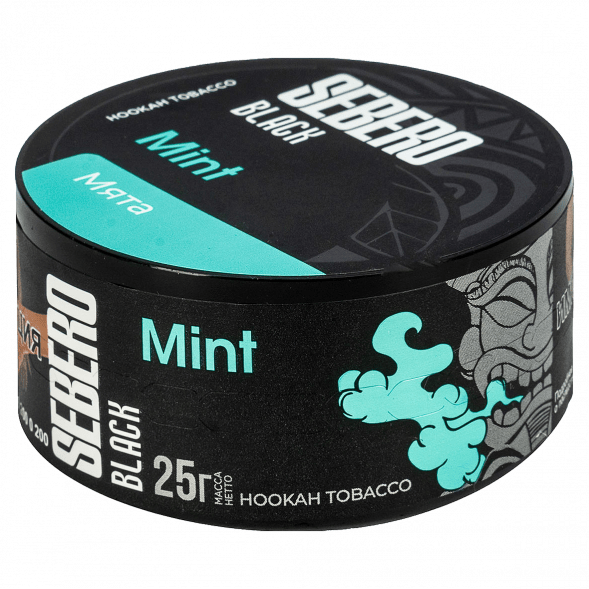 Табак Sebero Black - Mint (Мята, 25 грамм) купить в Тюмени