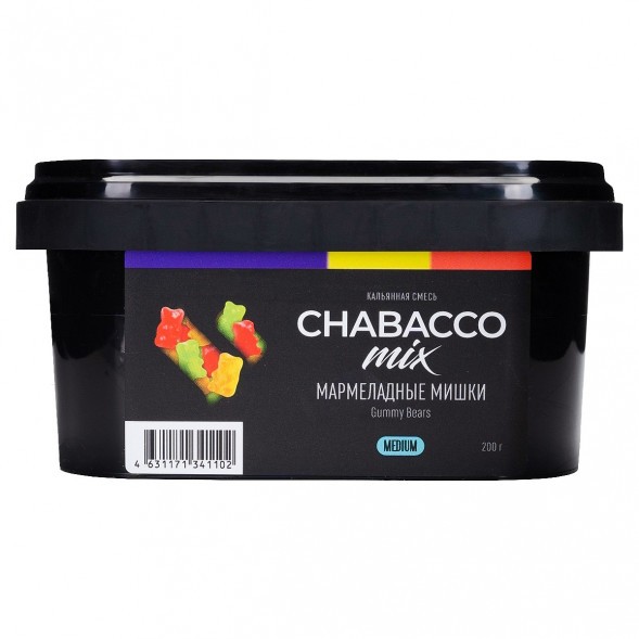 Смесь Chabacco MIX MEDIUM - Gummy Bears (Мармеладные Мишки, 200 грамм) купить в Тюмени