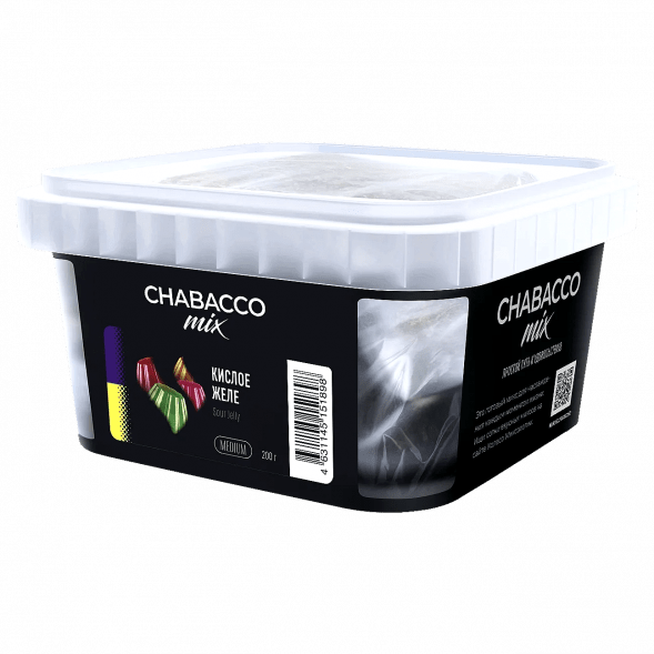 Смесь Chabacco MIX MEDIUM - Sour Jelly (Кислое Желе, 200 грамм) купить в Тюмени