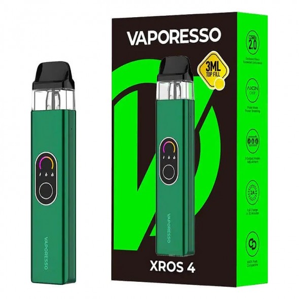 Электронная сигарета Vaporesso XROS 4 - Green (Зелёная) купить в Тюмени