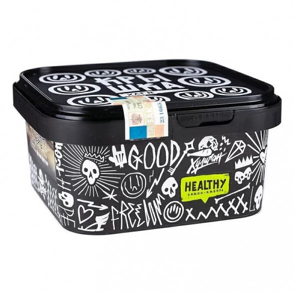 Табак Хулиган - Healthy (Имбирь и Лимон, 200 грамм) купить в Тюмени