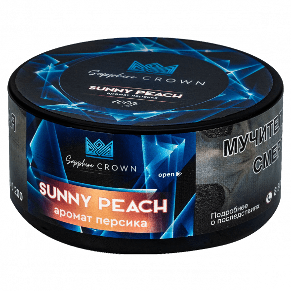 Табак Sapphire Crown - Sunny Peach (Персик, 100 грамм) купить в Тюмени