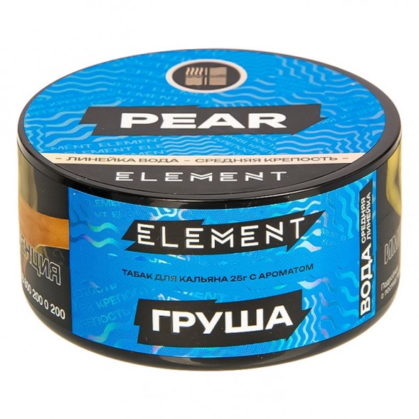 Табак Element Вода - Pear NEW (Груша, 25 грамм) купить в Тюмени