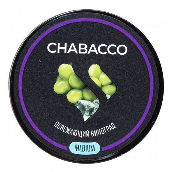 Смесь Chabacco MEDIUM - Ice Grape (Освежающий Виноград, 50 грамм) купить в Тюмени