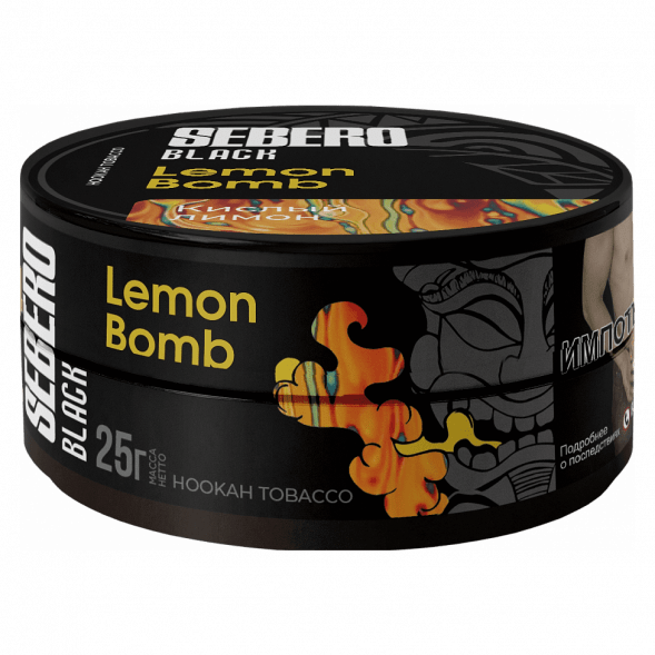 Табак Sebero Black - Lemon Bomb (Кислый Лимон, 25 грамм) купить в Тюмени